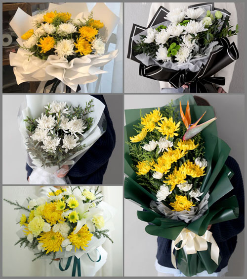 广东梅州市梅县区城东镇莲塘村白事花束代送